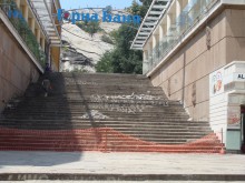 Активно се работи по водната каскада на стълбите на "Каменица"