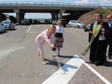 Пуснаха движението по новия пътен възел на АМ "Тракия" 