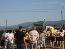 Бултрасите се събират отново пред видеостената за мача с Черно море