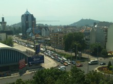 Вижте задръстването на колелото на Панаира от птичи поглед
