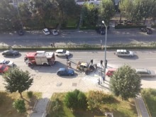 Пътуваща в горящото такси: Добре, че пожарникарите дойдоха бързо!