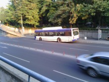 За пореден път аварира автобус на "Грация"