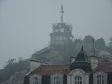 Силен дъжд над Пловдив, небето притъмня