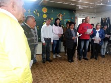 Зона за арттерапия в Дома за възрастни хора с умствена изостаналост