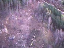 Апокалиптично видео: Адът в Горни Лом от птичи поглед!