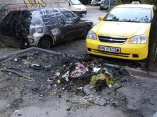 Две коли горяха в Пловдив