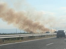 Отново пожари около автомагистрала "Тракия"