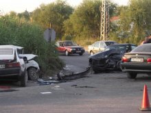 Няколко ранени в зловеща верижна катастрофа край Пловдив