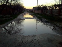 Кал и вода из улиците на Скутаре