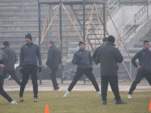 Локо тренира в зала заради лошите метеорологични условия