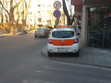 Частна охранителна фирма паркира в Пловдив ето така!