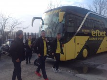Отборите на Локомотив и Ботев пристигнаха на стадиона 
