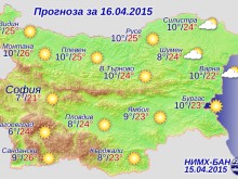 Летни температури се задават утре