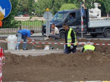 Фонтанът на колелото до Водната палата готов до края на май