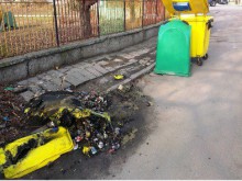 Отново палят контейнери в Пловдив!
