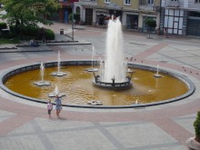 Първо в Plovdiv24.bg: Вандали са хвърлили боя на прах във Фонтана с пеликаните!