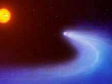 Откриха планета с 14,5 млн. километра дълга опашка 