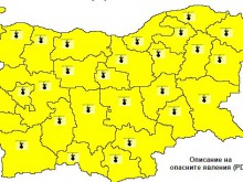 Горещините продължават и утре, отново жълт код за цялата страна