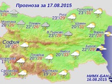 Захлаждането идва с дъжд и жълт код за гръмотевици и градушки 