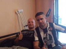 Локомотивците в чужбина дариха пари в помощ на Тишо