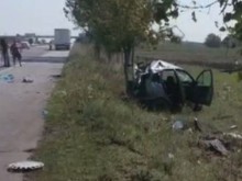 Влекач уби човек на АМ "Тракия" на километри от Пловдив днес
