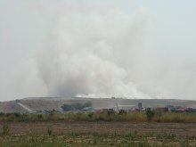 Сметището край Цалапица гори, няма непосредствена опасност за пловдивчани