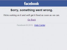 Facebook отново се срина