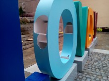 Поредна вандалщина с надписа PLOVDIV 2019 в центъра на Пловдив