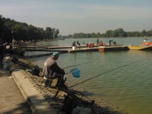 Контролен улов на риба на Гребната база днес