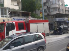 Кола се запали в Пловдив днес