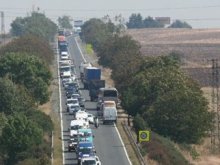 Колона от гаубици затруднява движението от Смолян към Пловдив