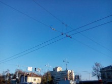 Тролейбусни жици паднаха на булеварда пред Централна гара