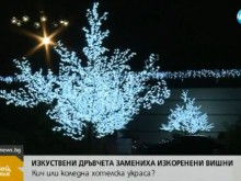 Ветко Арабаджиев скандализира софиянци с шикозна коледна украса