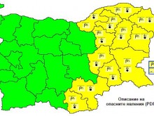 "Жълт" код заради силен вятър и ниски температури утре