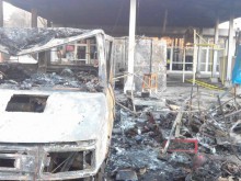 Пазар в Кючука бе изпепелен при пожар на Нова година
