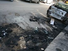 БМВ беше изпепелено тази нощ в Пловдив