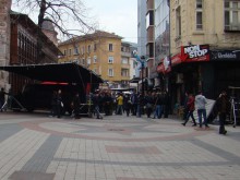 Центърът на Пловдив отцепен заради индийски филм