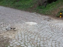 Изпочупиха антипаркинг колчетата на Младежкия хълм