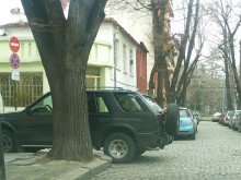 С джип в кръстовище 