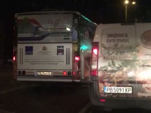 Така се прави завой от професионален шофьор на автобус в Пловдив