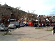 Автобуси затрудниха трафика в Пловдив