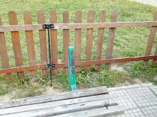 Холова гарнитура цъфна на детска площадка в Пловдив