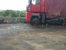 Отново турски тираджия причини катастрофа на магистрала "Марица"