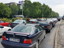 БМВ събор парализира движението около Панаира
