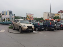 Поредният наглец си хареса тротоар за паркинг