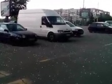 Видео на Plovdiv24.bg показа каква градушка удари днес Стара Загора