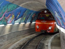 Красота в тунела на Младежкия хълм, морски обитатели ще радват децата