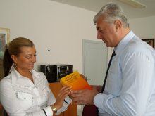 ГЕРБ-ери от "Западен" поздравиха районния кмет за първата годишнина от управлението му