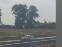 Пак необезпокоявано шофиране в насрещното по АМ "Тракия"