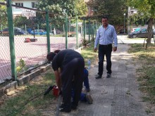 Обновиха спортна площадка в "Централен"